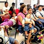 Crowded emergency room